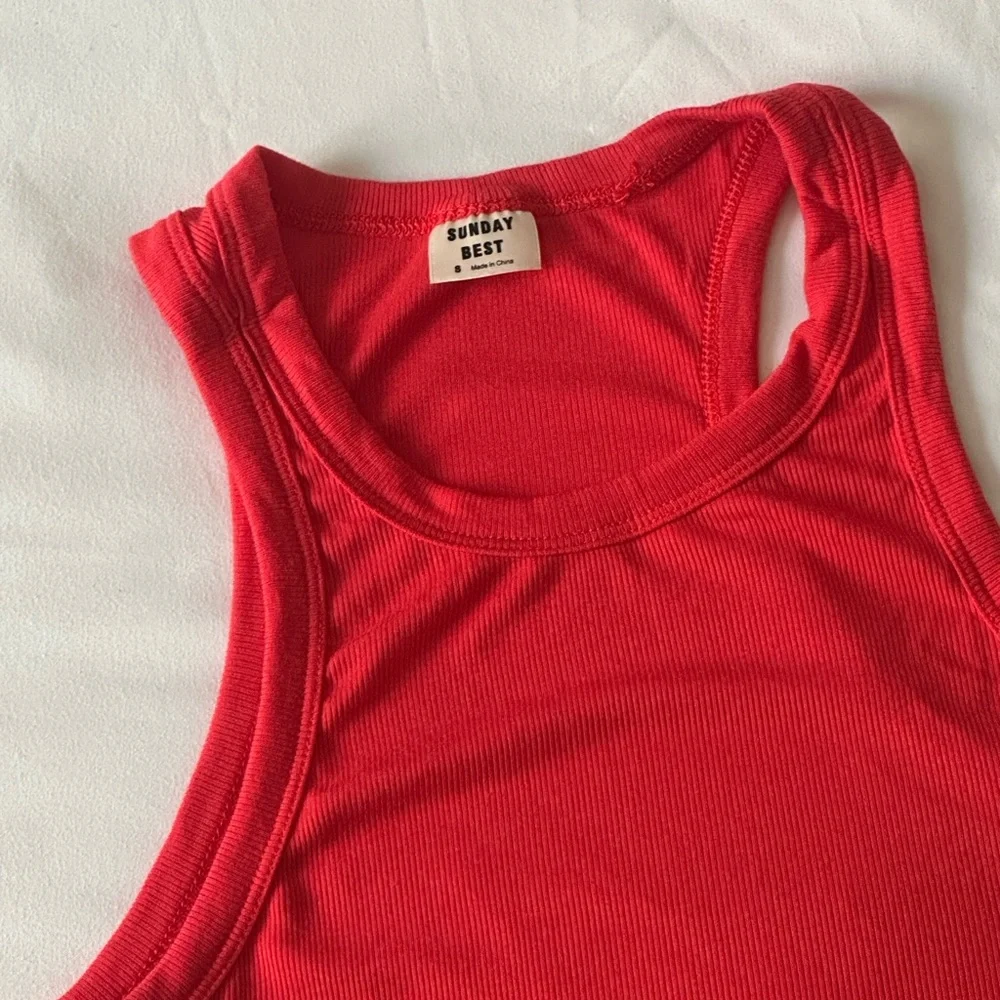 Sunday Best Ribbed Tank Top - Picture 3 of 3